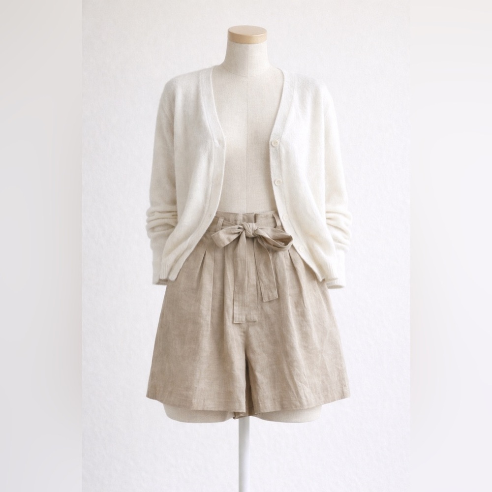 Zara Women's Tan A-Line Shorts
